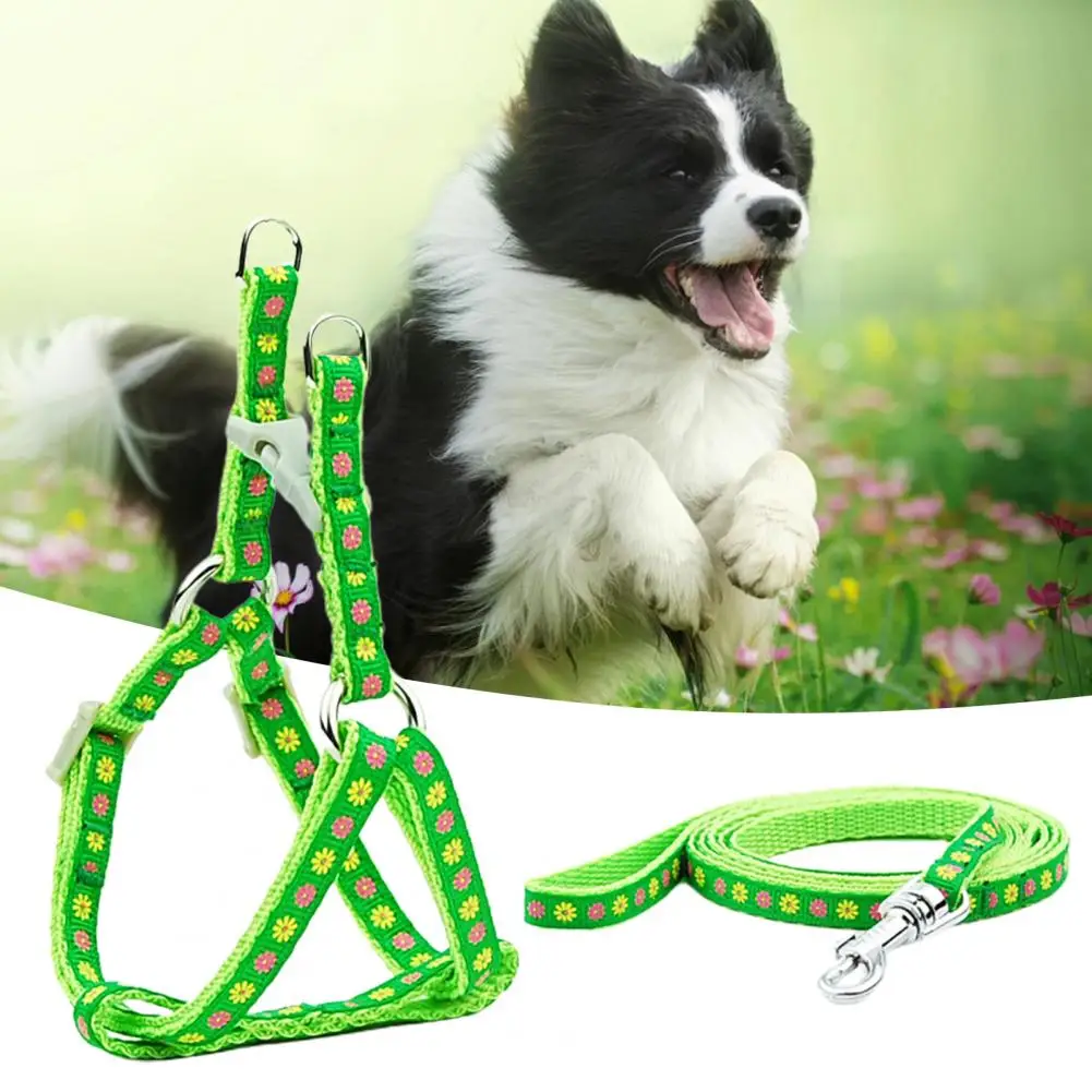 Thickened  Stylish Pull Adjustable Naughty Dog Vest Safety Leash Breathable Dog Chest Strap Comfortable   For Walking