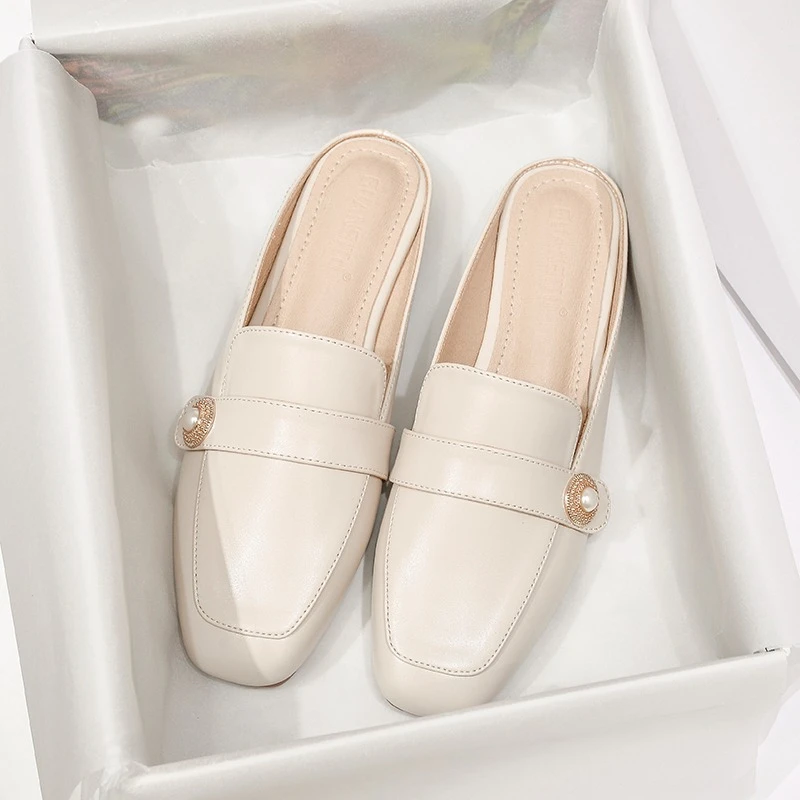 

New Women Slipper Casual Shoes Fashion Women's Loafers No Heel Slip-on Shoes Summer Outdoor Light Ladies Walking Shoes