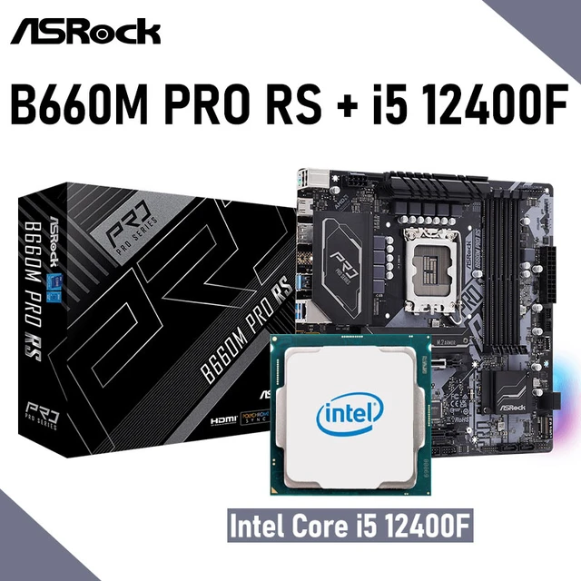 ★新品Core i5 12400F BOXとASRock B660 Pro RS