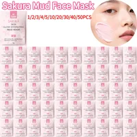 Sakura Face Mask skincare Moisturizing Nourishing Facial Masks Sakura Mud Face Mask Skin Care Moisturizing Care Products