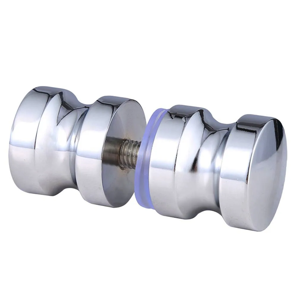 Glass Door Knob Shower Cabinet Handle Simple Aluminum Alloy Cupboard Door Handle With Screw Bathroom Kitchen Home Decor door handles cabinet handles shower handle shower handles