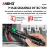 ANENG A3008 Digital 6000 Counts Intelligent Professional Multimeter Sensor Pen Tester Current Meter Non-Contact Voltmeter 2