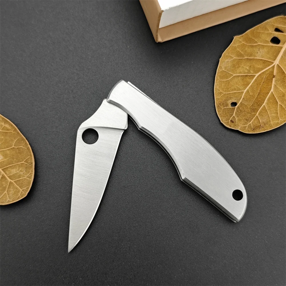 SP C137 High Quality Folding Pocket Knife 440c Blade 420 Steel Handle Outdoor EDC Survival Camping Hiking Hunting Cutting Tool 2