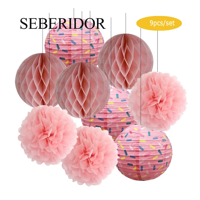 10pcs 4,6,8,10,12,14,16 Hot Pink Tissue Paper Honeycomb  Balls,Wedding Birthday Party Decorations Handmade Flowers Holiday -  AliExpress