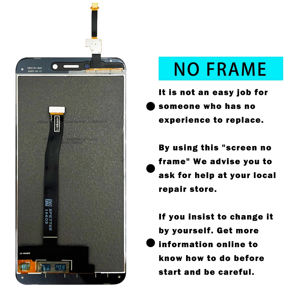 5.0" LCD for Xiaomi Redmi 4X Display Touch Screen Digitizer Assembly With Frame for Redmi 4x Replacement LCD Parts lcd display screen