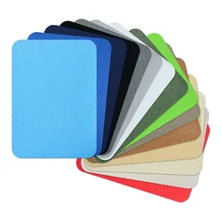 Set of 4 Multi-Colored Iron-On Fabric Patches for Clothing Repair and Decoration (30 mixed 4Pcs)