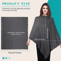 Breathable Nursing Cover - Multi-Use Scarf and Stroller Cover