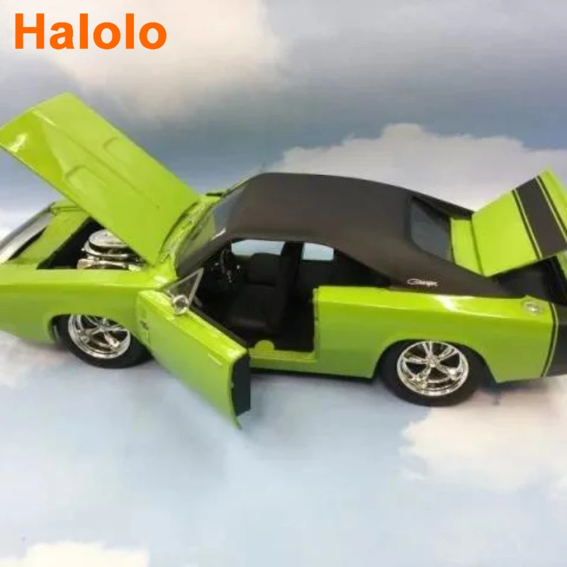 1:24 Fast & Furious 1970 Dodge Charger Rt High Simulation Diecast Car Metal Alloy Model Car Toys For Children Gift Collection