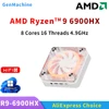 Genmachine R9 6900HX Mini PC Windows 11 Ryzen WiFi 6 Gaming PC 8C 16T CPU DDR5 4800MHz Display Diy Gaming Computer Ordenador 1