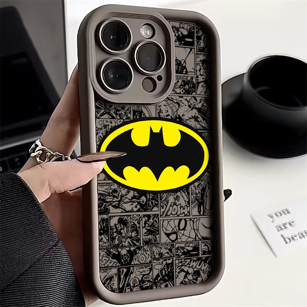 Batman Logo Soft Silicone TPU Phone Case - Sleek and Durable Protection