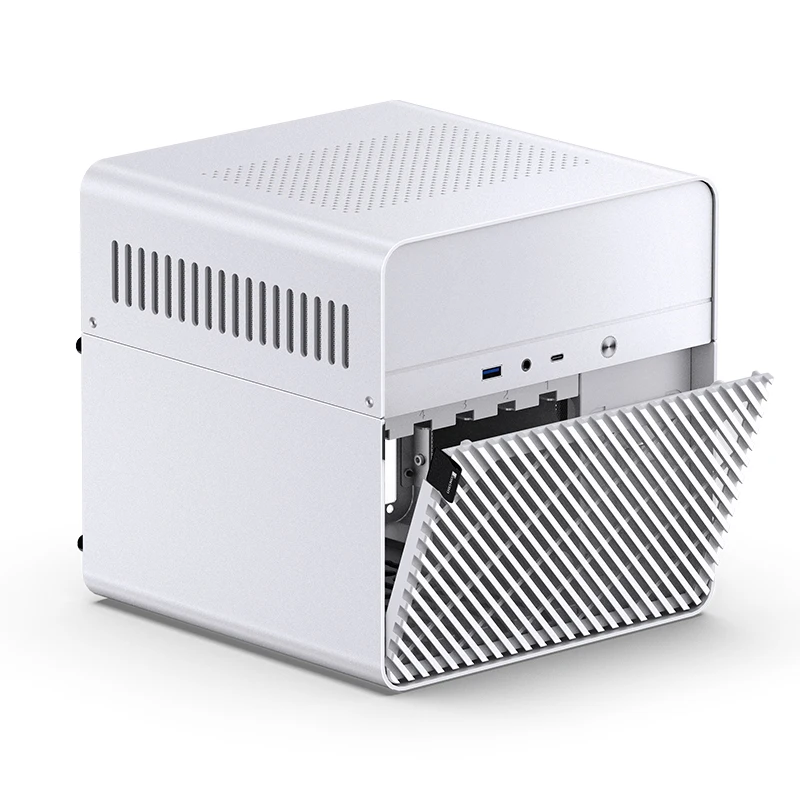 Jonsbo N2 All Aluminum Alloy Mini ITX Case for PC Cabinet NAS Case Computer with 5 HDD Hard Disk Installation Positions