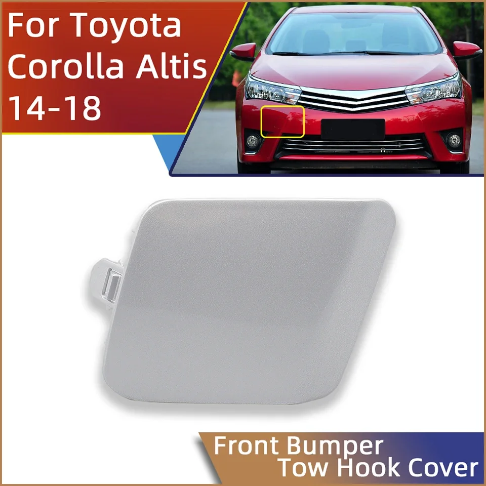 

Front Bumper Towing Hook Eye Cover Cap For Toyota Corolla Altis 2013 2014 2015 2016 2017 Tow Hook Hauling Trailer Lid Garnish