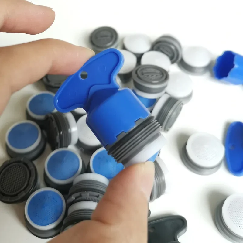 Faucet Aerator 10Pcs 16.5mm 18.5mm 21.5mm 23.5mm Kitchen Male Thread Water Saving Hidden Aerator Public Bathroom Accessories faucet aerator