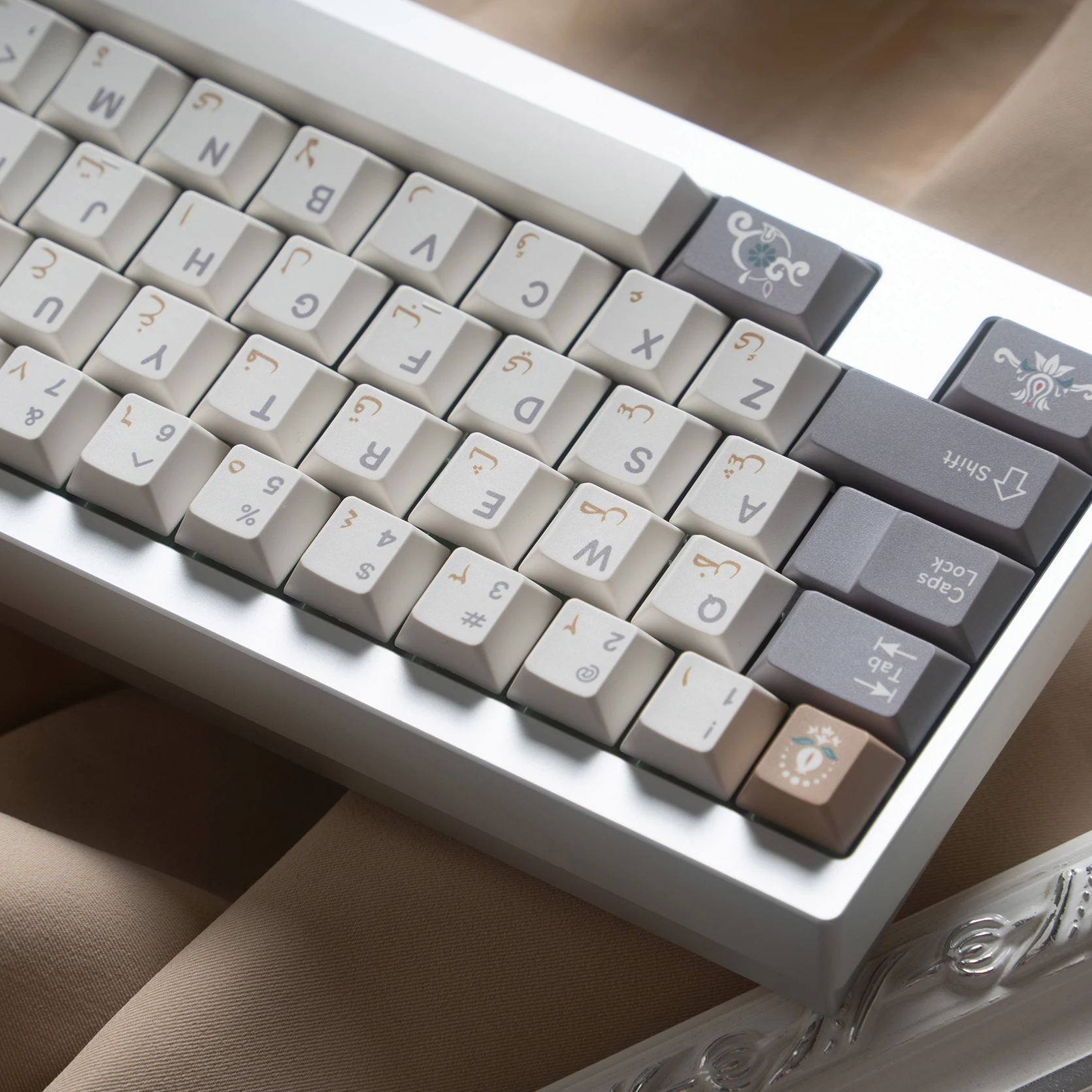 Retro Keyboard Cap, Perfil cereja, Acessórios de teclado mecânico