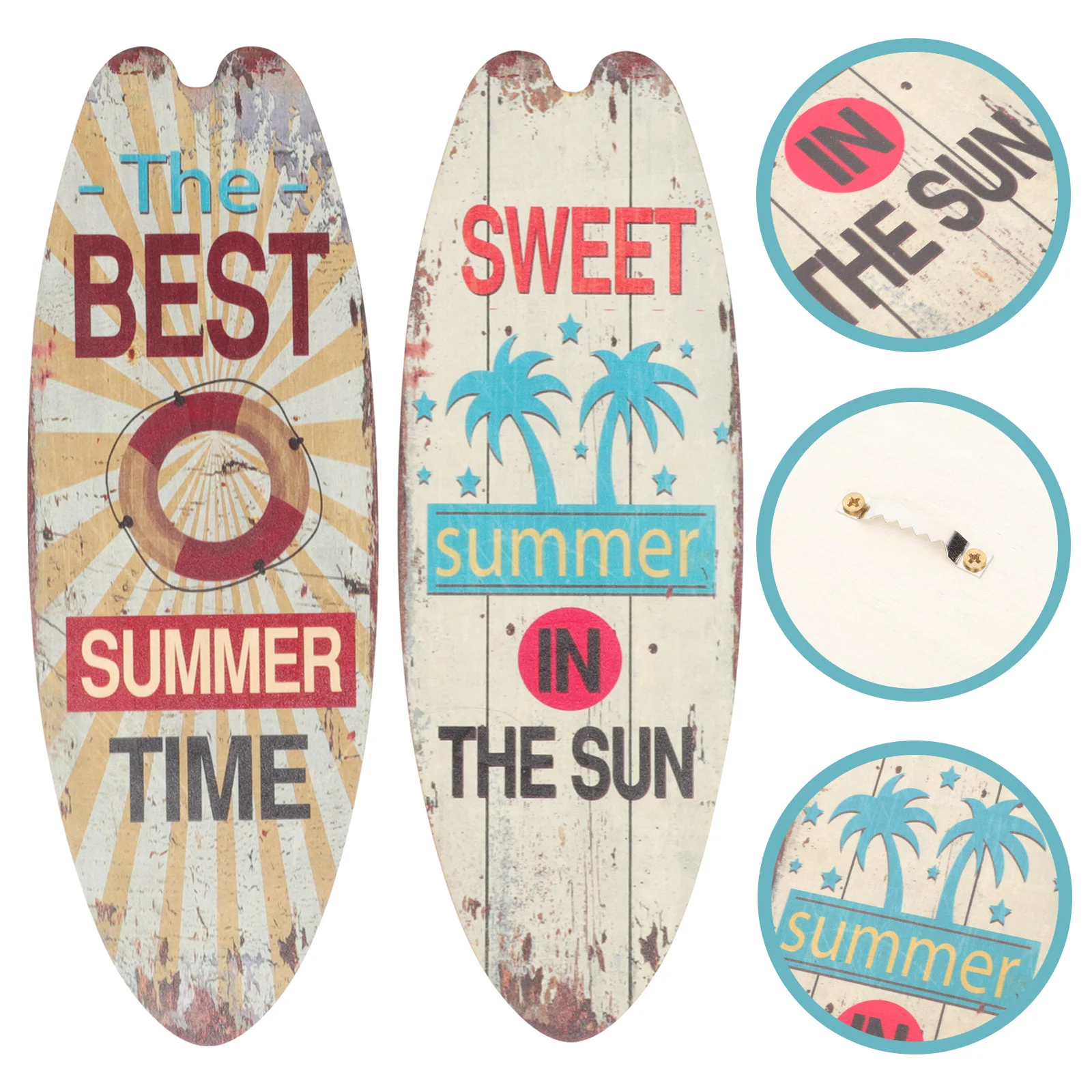 

Home Wall Art Surfboard Decor Creative Surfboard Decor Surfboard Decoration Surf Board Wall Mounts for Gift Festival Bar