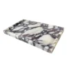 Natural Marble Vanity Tray 10"x6", Genuine Calacatta Viola Marble Stone Tray for Bathroom/Kitchen/Dresser 1