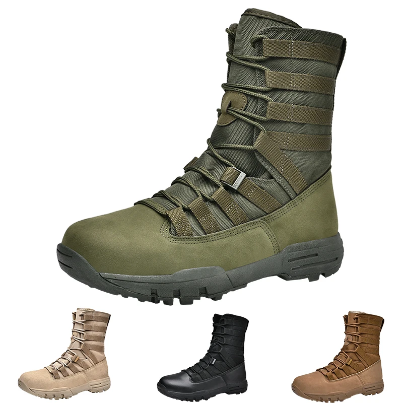 Nieuwe Mannen Mode Outdoor Sport Wandelschoenen Martin Laarzen Camping Speciale Loopschoenen Cargo Laarzen 39-45 #