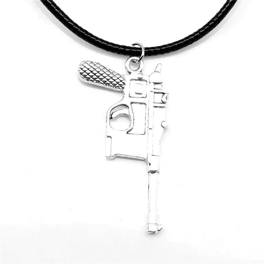

1 Piece Guns Friendship Necklace Jewelri 23x46mm