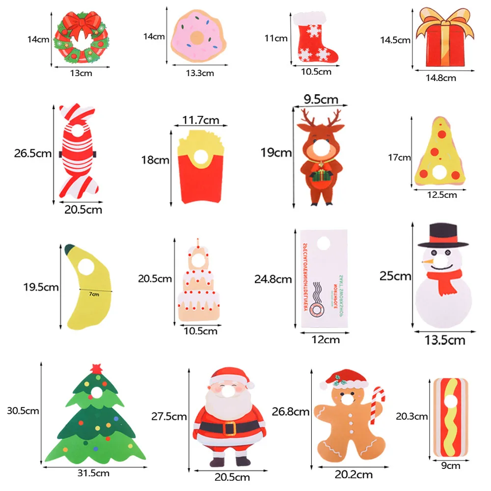 Doll Clothes For 30Cm Elf Doll&Barbis Doll Christmas Accessories Snowman Christmas Tree Santa Claus Children Nonwovens Toys Gift 2