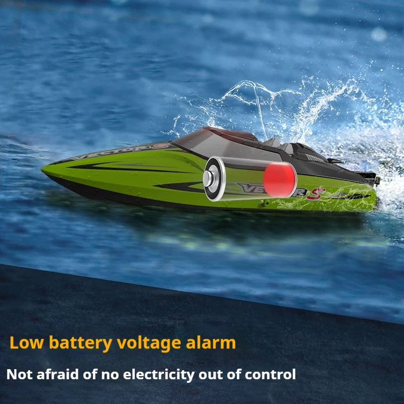 Orans Remote Control Boat Brushless 50km High-Speed Remote Control Speedboat Water Splashing Electric Remote Control Boat Kids 3