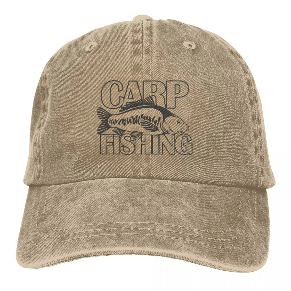 

Pure Color Dad Hats Fisher Women's Hat Sun Visor Baseball Caps Carp Fishing Art Culture Peaked Cap