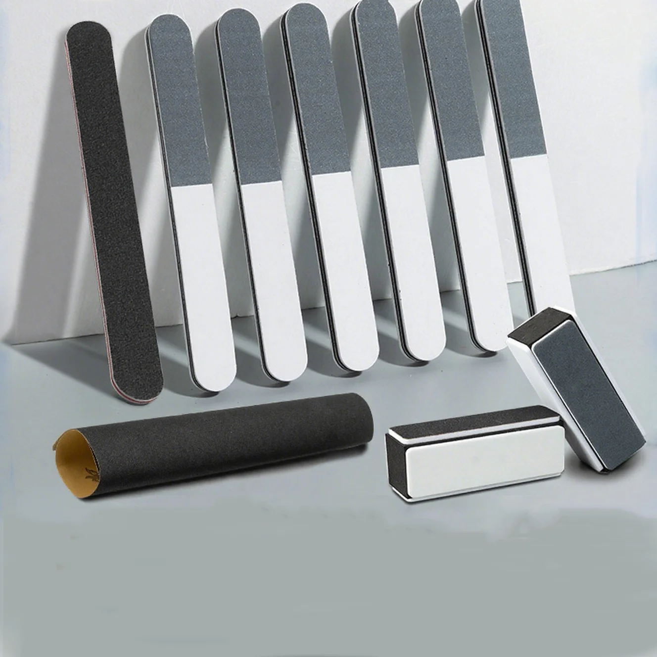 건담 모델 샌딩 도구 양면 연마 스틱, 플라스틱 부품을 부드럽게 만들기 위한 DIY 취미 연마 바, 공예 광택 블록