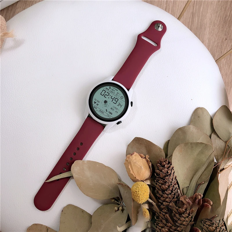 Universal Silicone Watch Strap - 18mm/20mm/22mm Adjustable Band