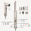 Folding Hair Dryer Negative Ion Home Hot Air Comb Set Wind Salon Hair Styler Tool Professional Hair Dryer EU Plug,A 1