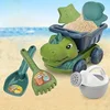 1set Engineering Vehicle Sand Beach Toy Set & Dinosaur Sand Car Toy Set Suitable For 3-6 Years Old Children 3