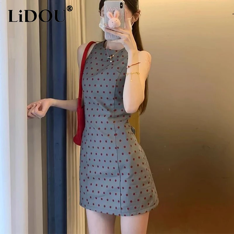 Vtido De Verano De Lunar Para Mujer, Ropa Sexy Elegante De Vendaje