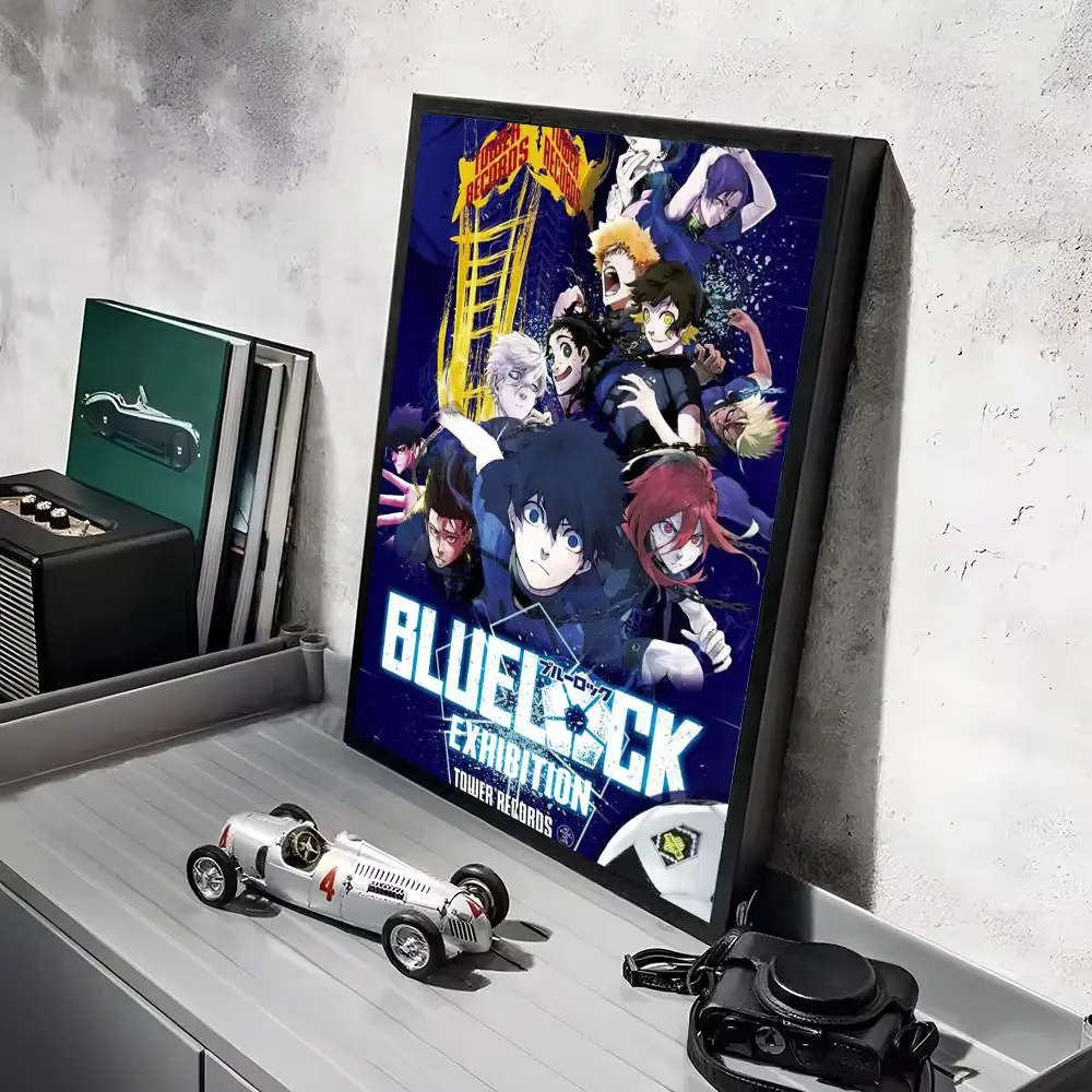 Blaue L-Lock Anime-Poster-Aufkleber, Wandgemälde, selbstklebende Dekoration für Schlafzimmer, Wohnzimmer, Zuhause, HD-Wandaufkleber, Geschenk – Detail 9