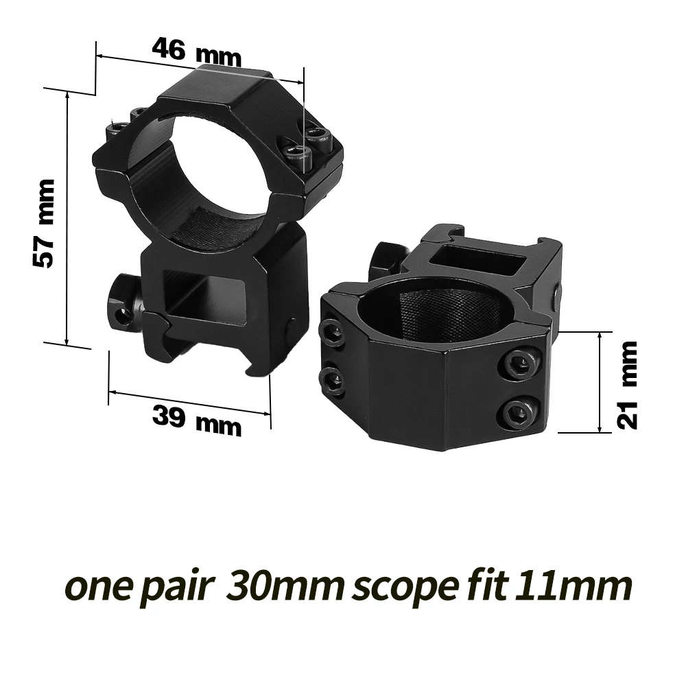 Riflescope Mount Ring 30mm / 25.4mm 11mm / 20mm Dovetail Rail High Profile Low Profile for Rifle Scope Hunting Mount