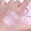 Matte 4-color blush palette,Pink,purple Sweat-proof waterproof natural nude makeup outline carmine purple series, daily outing 5