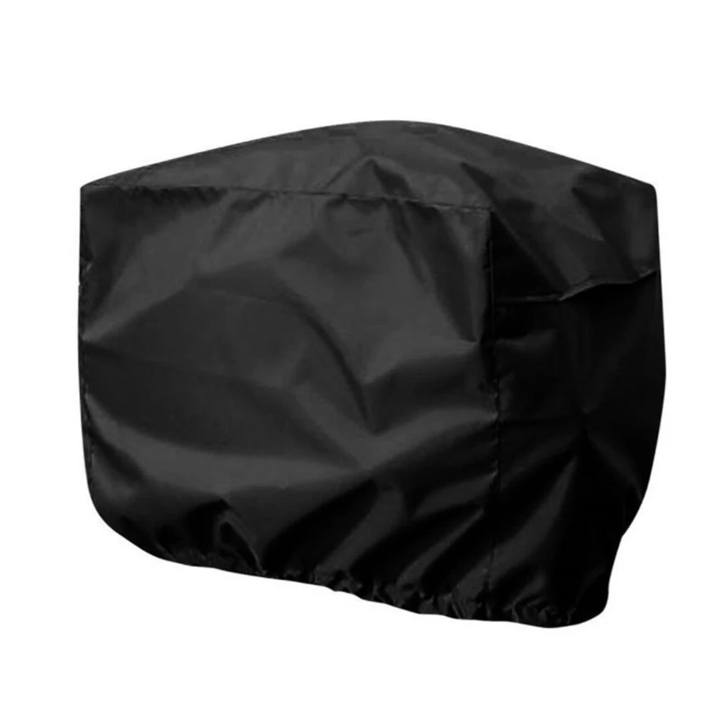 210D Oxford Cloth Boat Engine Cover Portable PVC Coating Dustproof Adjustable Universal Outboard Motor Protector portable generator cover with waterproof coating protective small generator cover