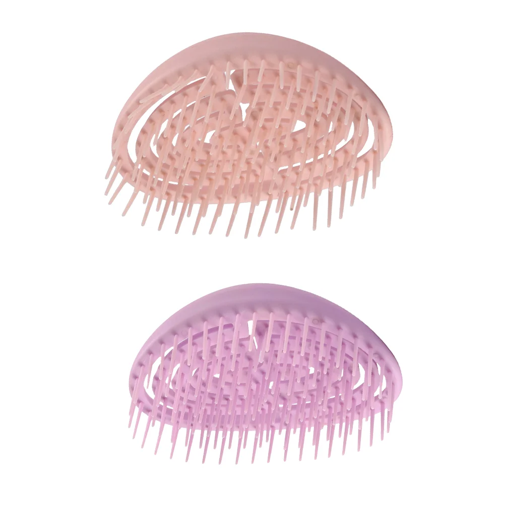 

2 Pcs Hair Comb ABS Combs Massager Bag Styling Brushes Airbag Haircut Tools Female Portable Miss Scalp