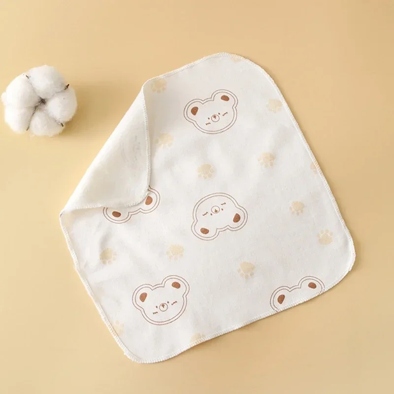 Baby Wiping Towel Handkerchief Cotton Saliva Wipes Breathable Washcloths for Infant Toddler Strong Absorbent Soft Face Towel
