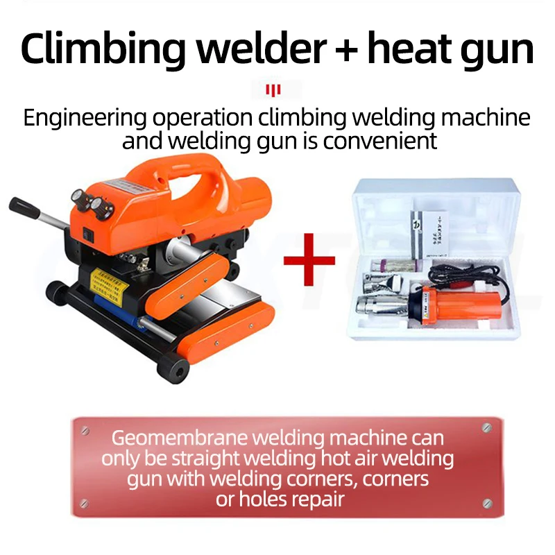 Geomembrane Welding Machine Hot Wedge Welding Machine HDPE Sheet Plastic Pool Lining Welding Machine PVC Repair Welding Machine 5