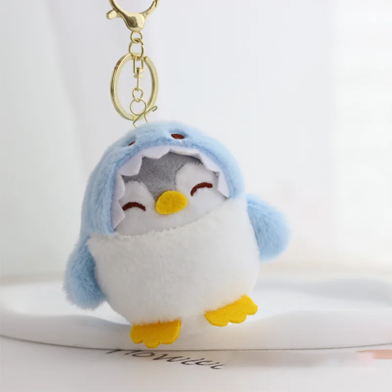  MONBASA Cute Penguin Plush Keychains, Kawaii Keychain