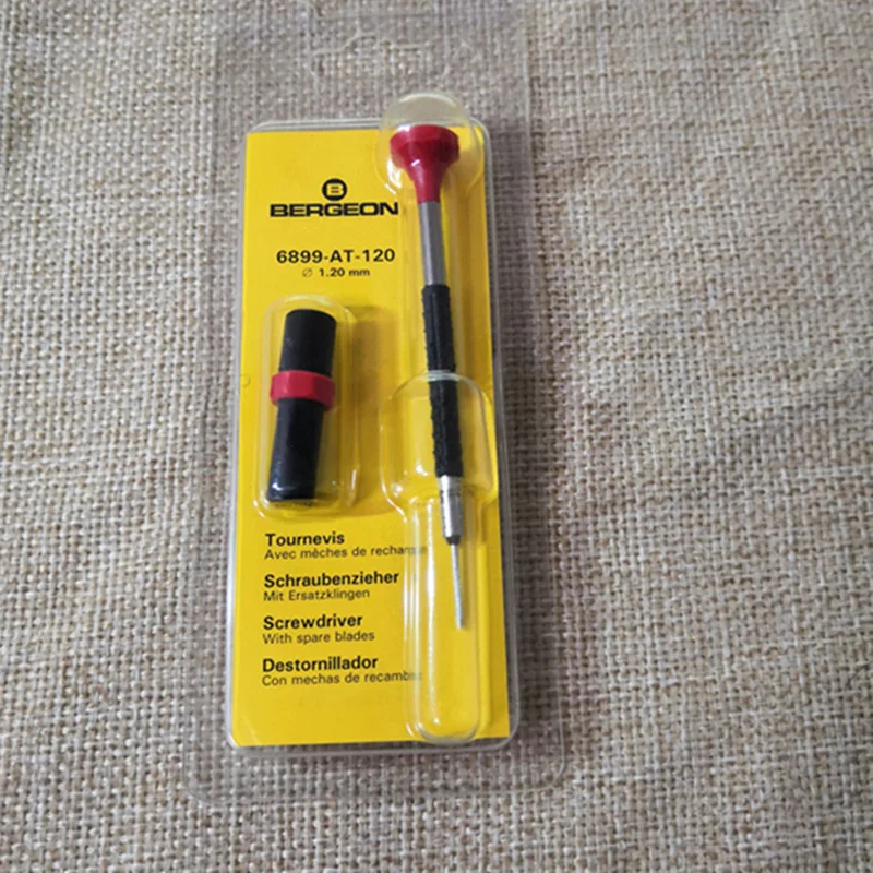 Bergeon - 6899-AT - Screwdriver - Blade 0,8 mm - Yellow