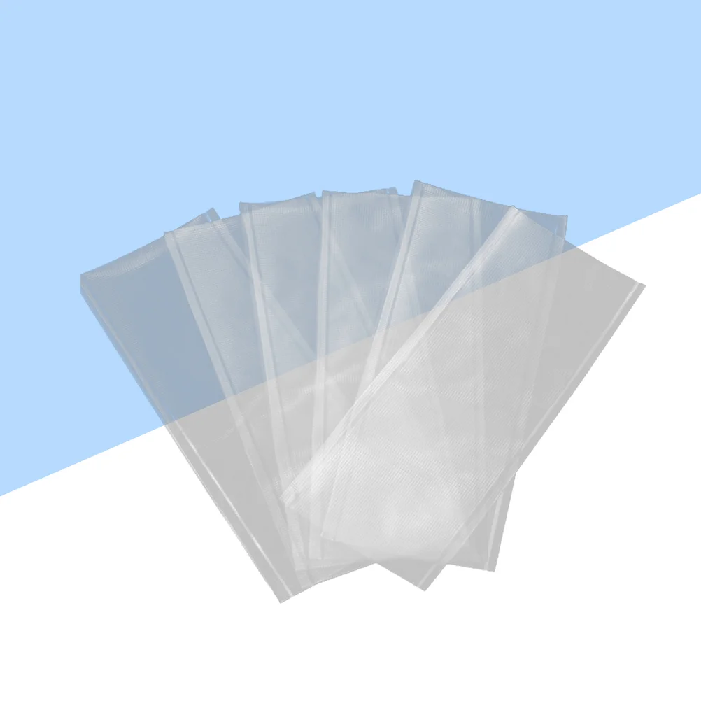 

50pcs PVA Water Soluble Bag Carp Fishing Bag Mesh Bag for Solid Bait (White)