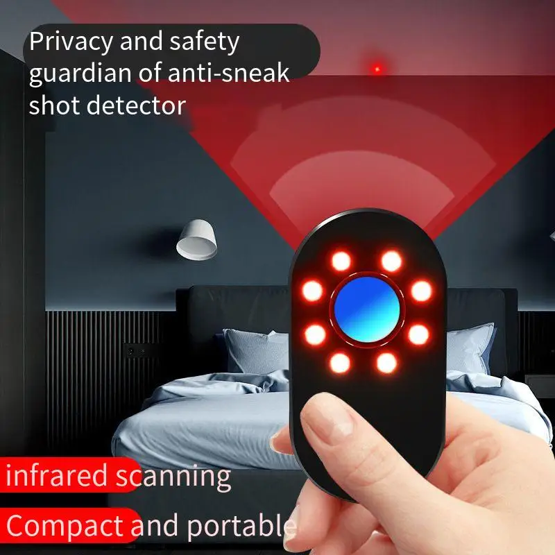 Baseus-Detector de cámara oculta portátil, dispositivo de detección de  lente oculta, protección de seguridad antimirones - AliExpress