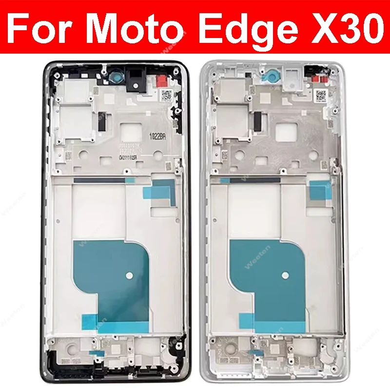 Motorola MOTO Edge X30 중간 프레임 하우징 베젤 교체 수리 부품 ..