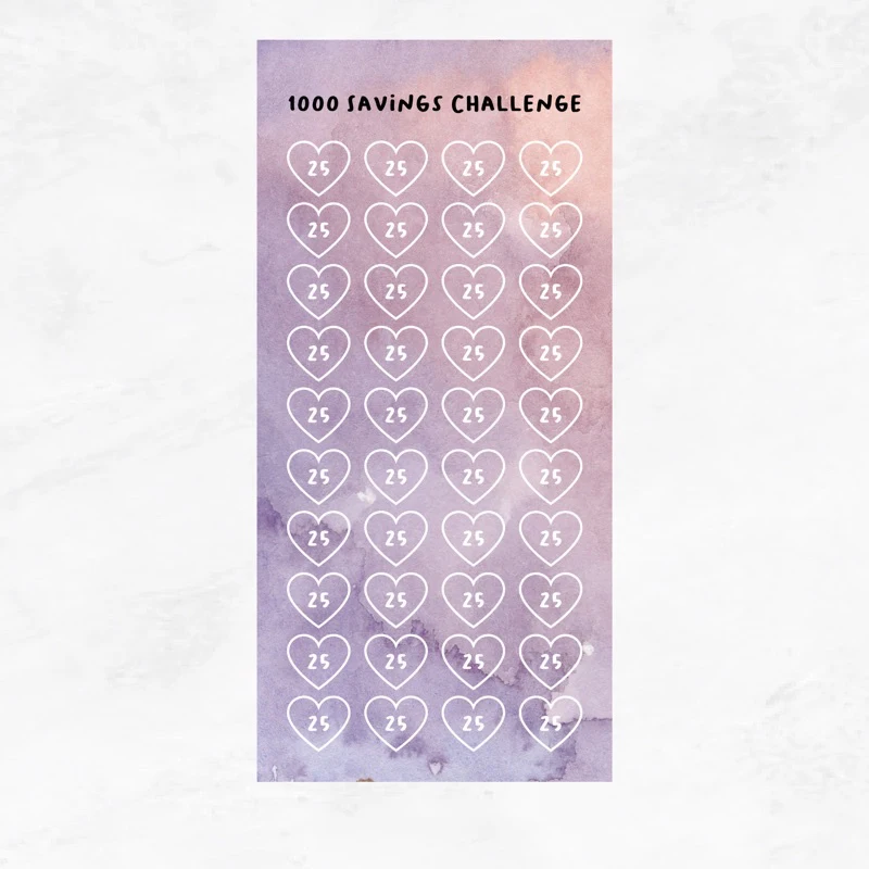 Рисунок 6 - органайзер-планировщик на 52 недели для экономии денег