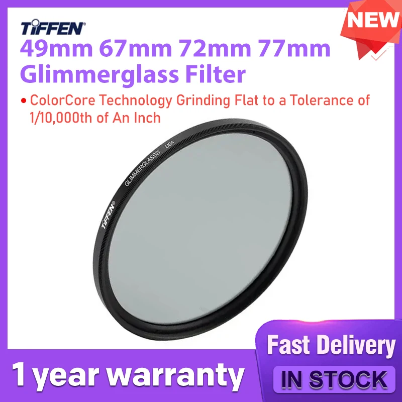 Tiffen 49mm 67mm 72mm 77mm Glimmerglass Filter|ColorCore Tiffen 49mm 67mm 72mm 77mm Glimmerglass Filter|ColorCore