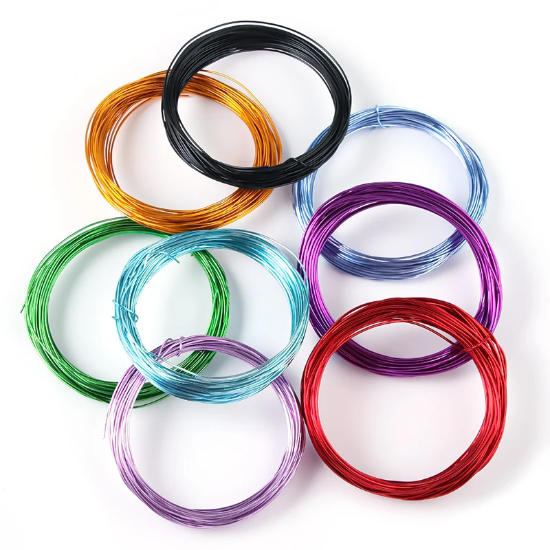 Vibrant Multicolor Aluminum Craft Wire for Jewelry Making & Accessories