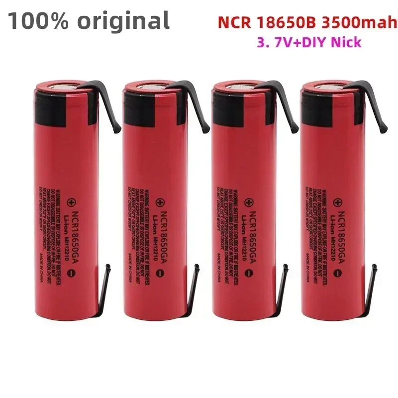 

2024 upgraded version 18650 30A discharge 3.7V 3500mAh 18650 rechargeable battery screwdriver flashlight lithium battery+Nickel