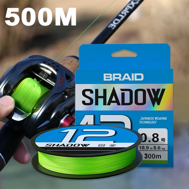 Linessuper Strong 8/12 Strand Braided Fishing Line - 500m Multifilament Pe