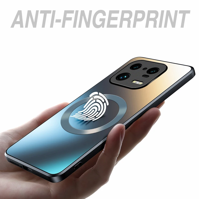 Matte Silicone Frosted Phone Case with Magnetic Wireless Charging Compatibility
