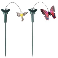5-1pcs Solar Garden Butterfly Solar Flying Butterflies Garden Dancing Fluttering Butterfly Hummingbird Garden Yard Home Decor 5