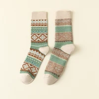 Chaussettes habillées pour hommes, chaussettes d'équipage en coton, 3 paires, respirantes et absorbant la sueur, chaussettes d'équipage à motif coloré drôle 6